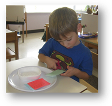 Montessori Preschool in Crystal Lake - Cutting