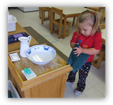 Montessori Preschool in Crystal Lake - Hand Washing